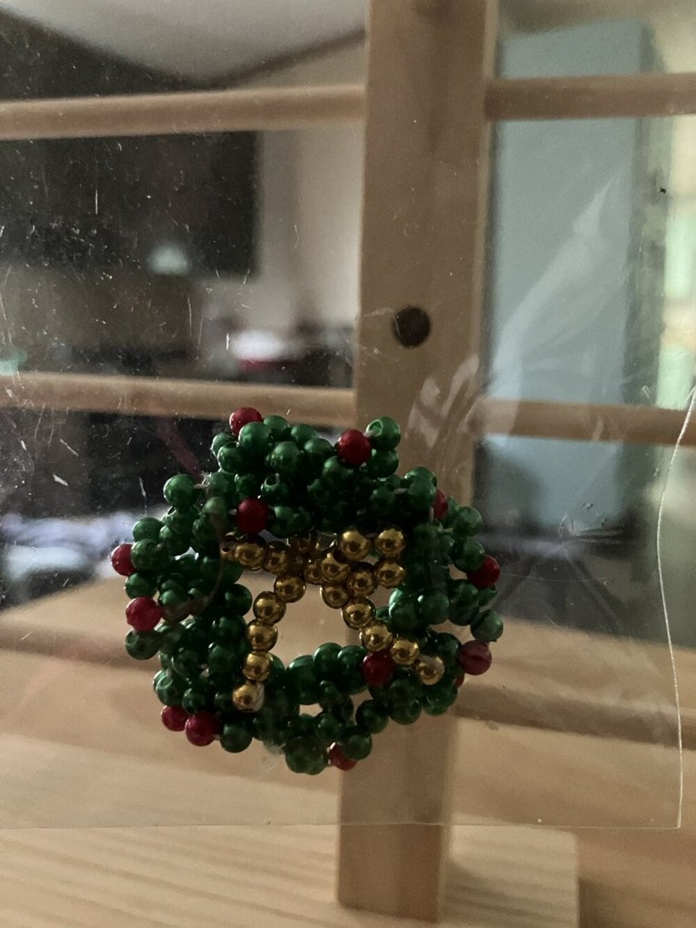 Handcrafted Christmas Wreath Pendant